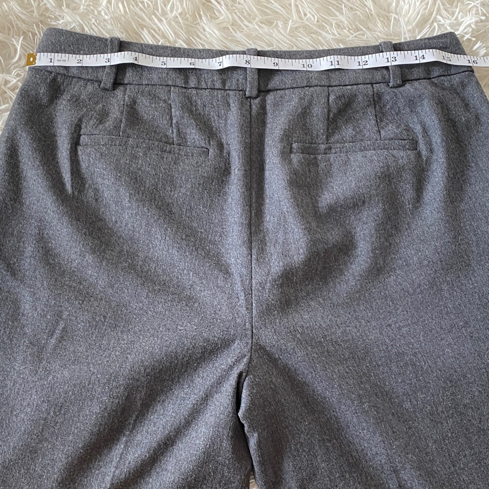 Talbots Gray Wool Dress Pants Size 4 Short – Italian Fabric Tailored Fit - Picture 8 of 9